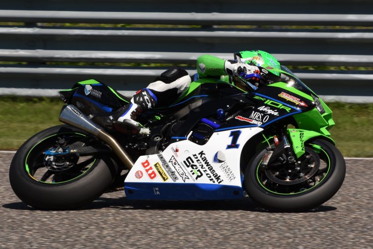 3.	Jordan Szoke last raced in the Pro Superbike Feature class of the CSBK National series on the Canada General Warranty Kawasaki ZX-10R Ninja at Calabogie Motorsports Park in September, 2021. Photos by Colin Fraser / CSBK